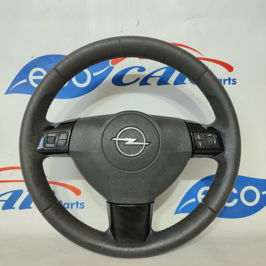 Steering wheel with controls and airbag Opel Astra H ecoAG1418