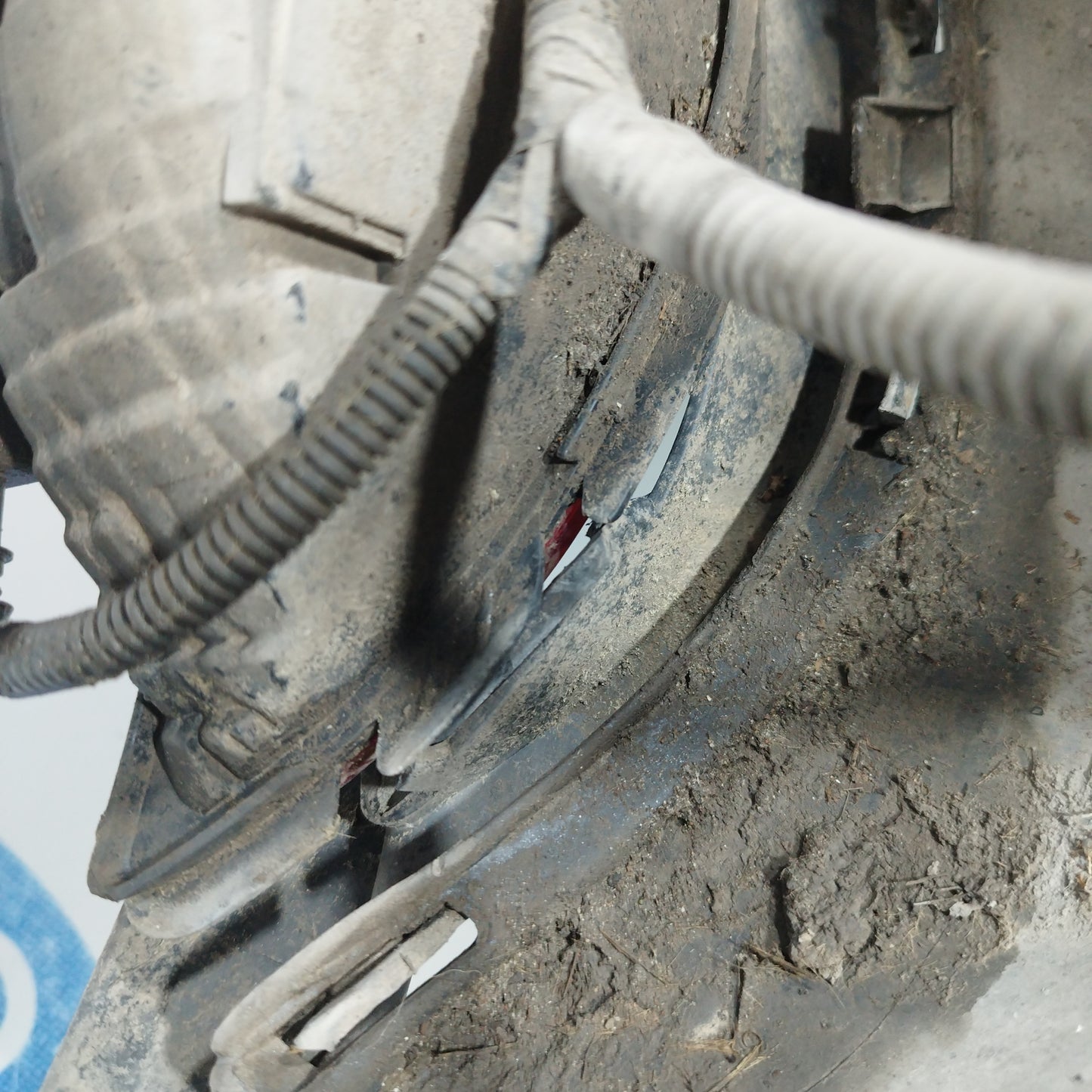 Powder pink rear bumper Lancia musa 2007 ecoAC3531