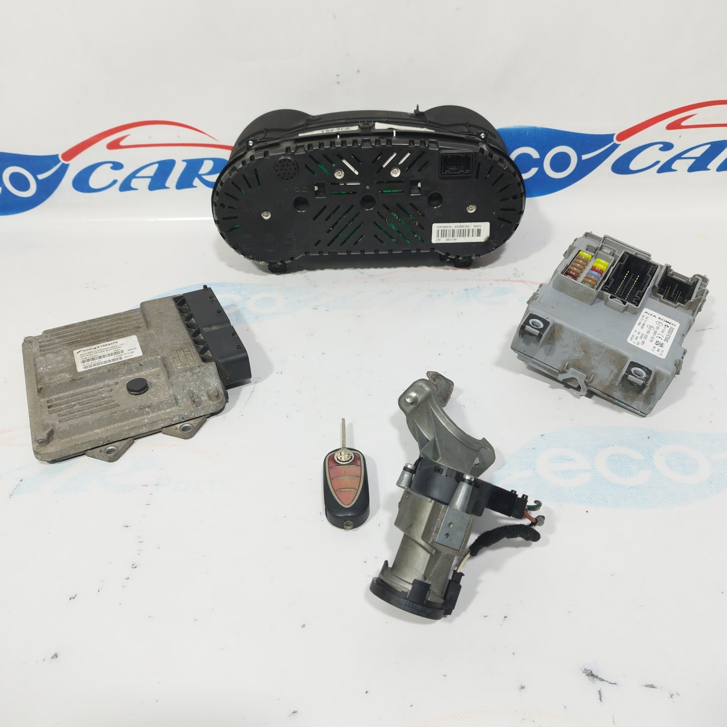 Zündkit für Alfa Romeo Mito 1.3 MTJ 90 PS, Baujahr 2010, Code: MJD6F3.J1 / 51854479, EcoAC3593