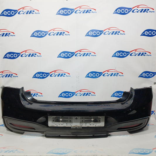 Rear bumper with parking sensors magna black BMW Serie 1 M sport F20 2018 code: 5112-8060292 ecoAC3642