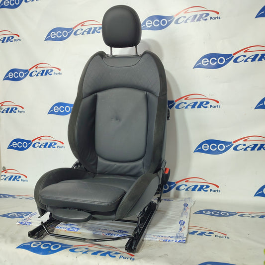 Sedile lato passeggero Mini Cooper F56 SE 2021 nero in pelle ecoAG1487