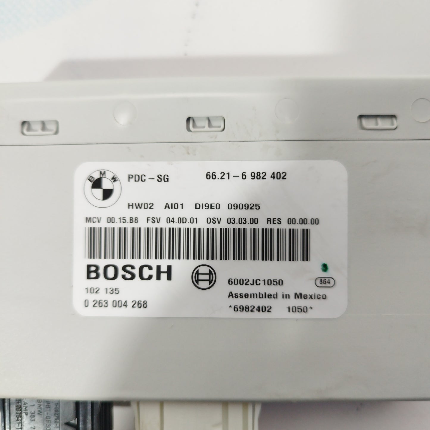 Centralina sensori di parcheggio Bmw Serie 1 e87 2008 Codice bosch 0263004268 ecoAC3745