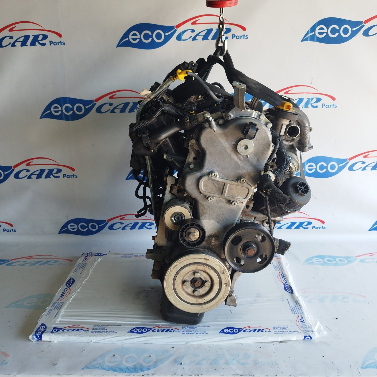 Motore Fiat Punto Evo/New Panda/500 2013 1.3mtj 16v 75cv codice 199a9000 ecoac1530 (turbina alta)