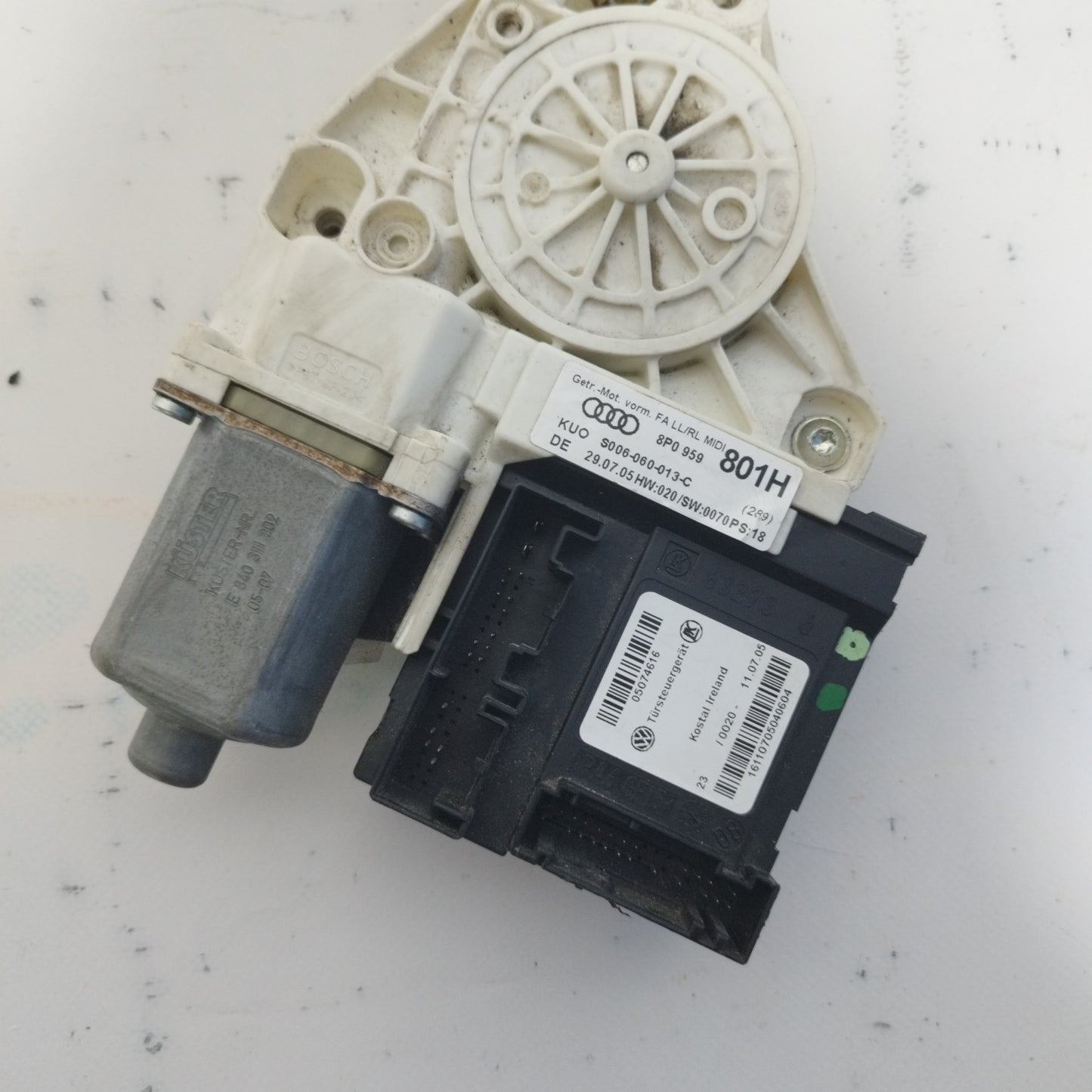 Left front rack Audi A3 Sportback 2007 code: 8p0959801h ecoAC3945