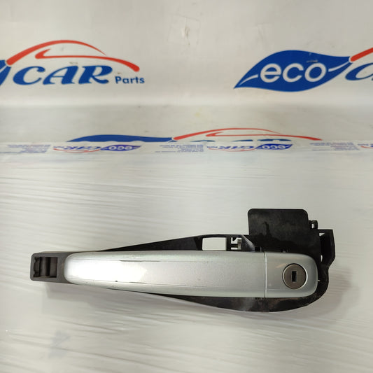 Left front external handle silver gray Citroen C3 2006 ecoAG1644