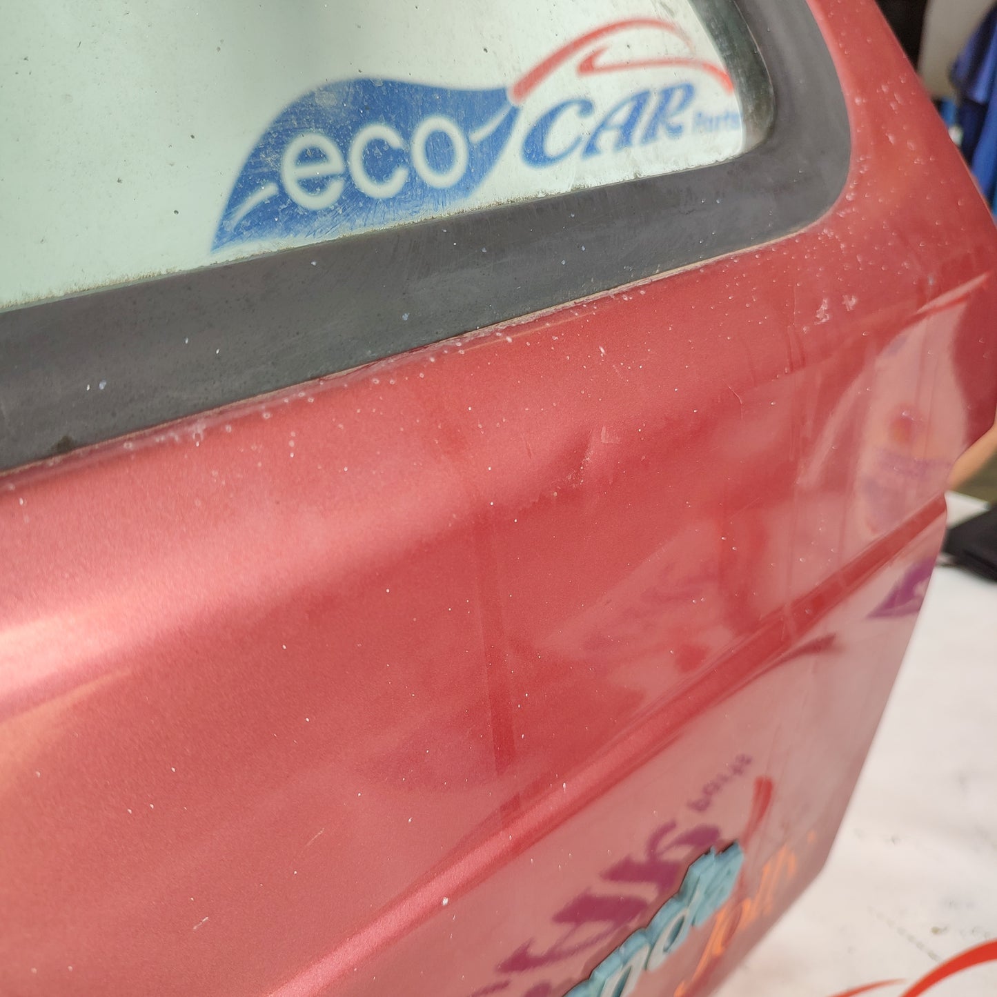 Portellone rosso Fiat Panda 1995 ecoAG1654