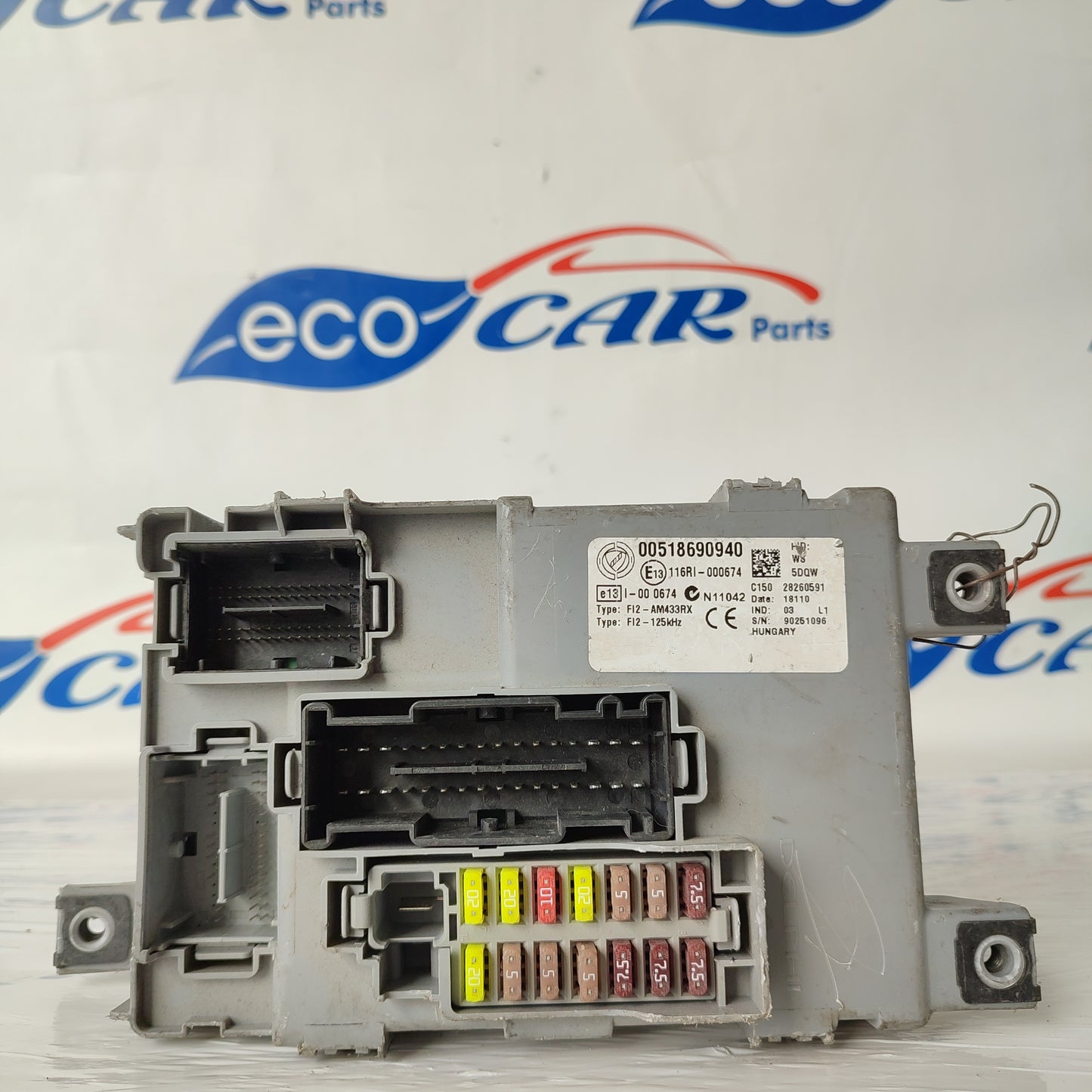 Centralina Body Computer Fiat Grande Punto 1.3 mtj 2008 cod: 00518690940 ecoAG1673