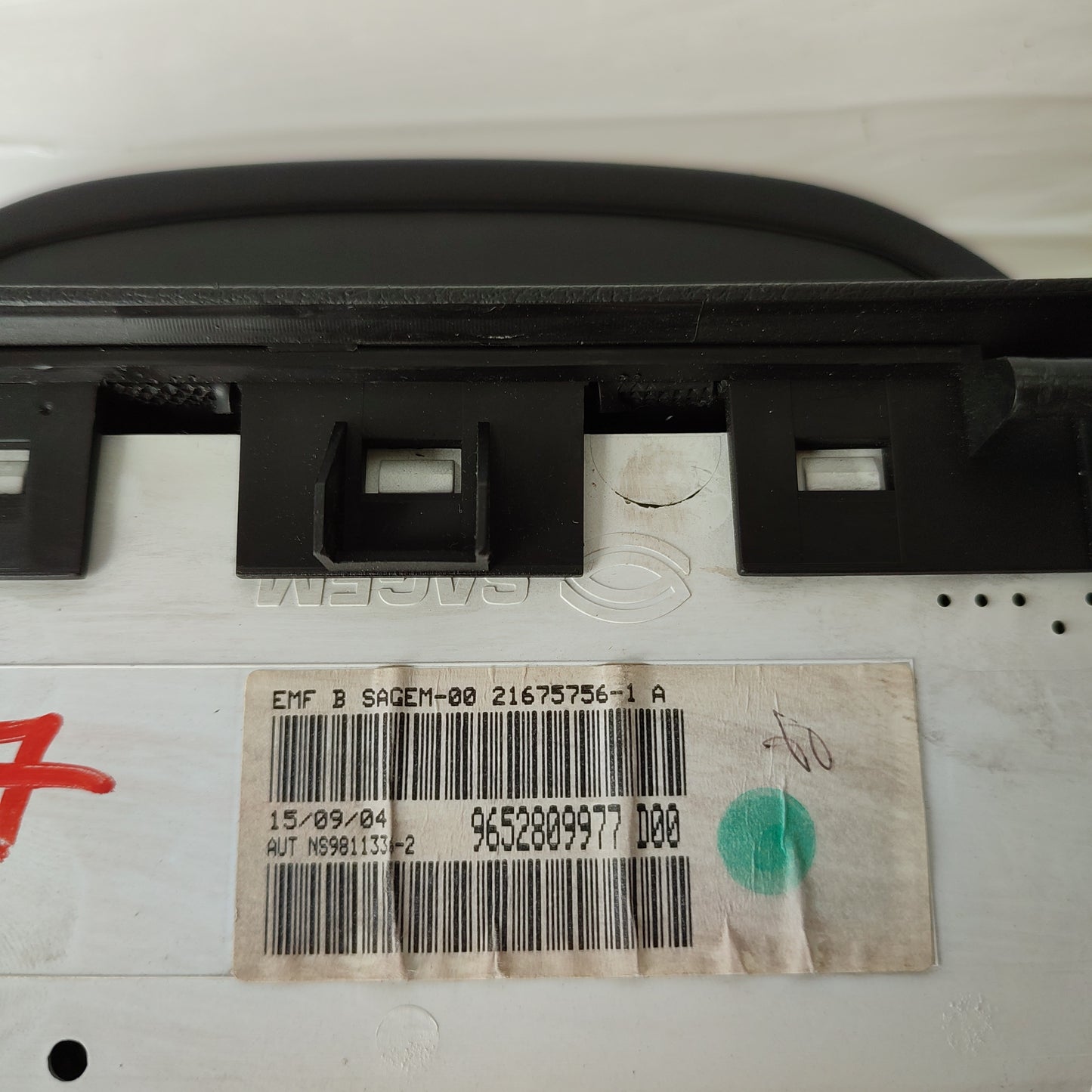 Display computer di bordo Peugeot 307 2004 cod: 9652809977d00 ecoAG1714