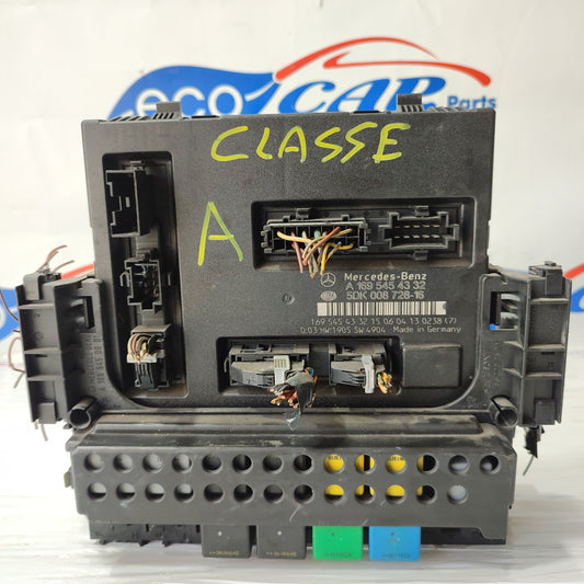 Centralina Body Computer Mercedes Classe A W169 2004-2012 cod: a1695454332 ecoAG1721
