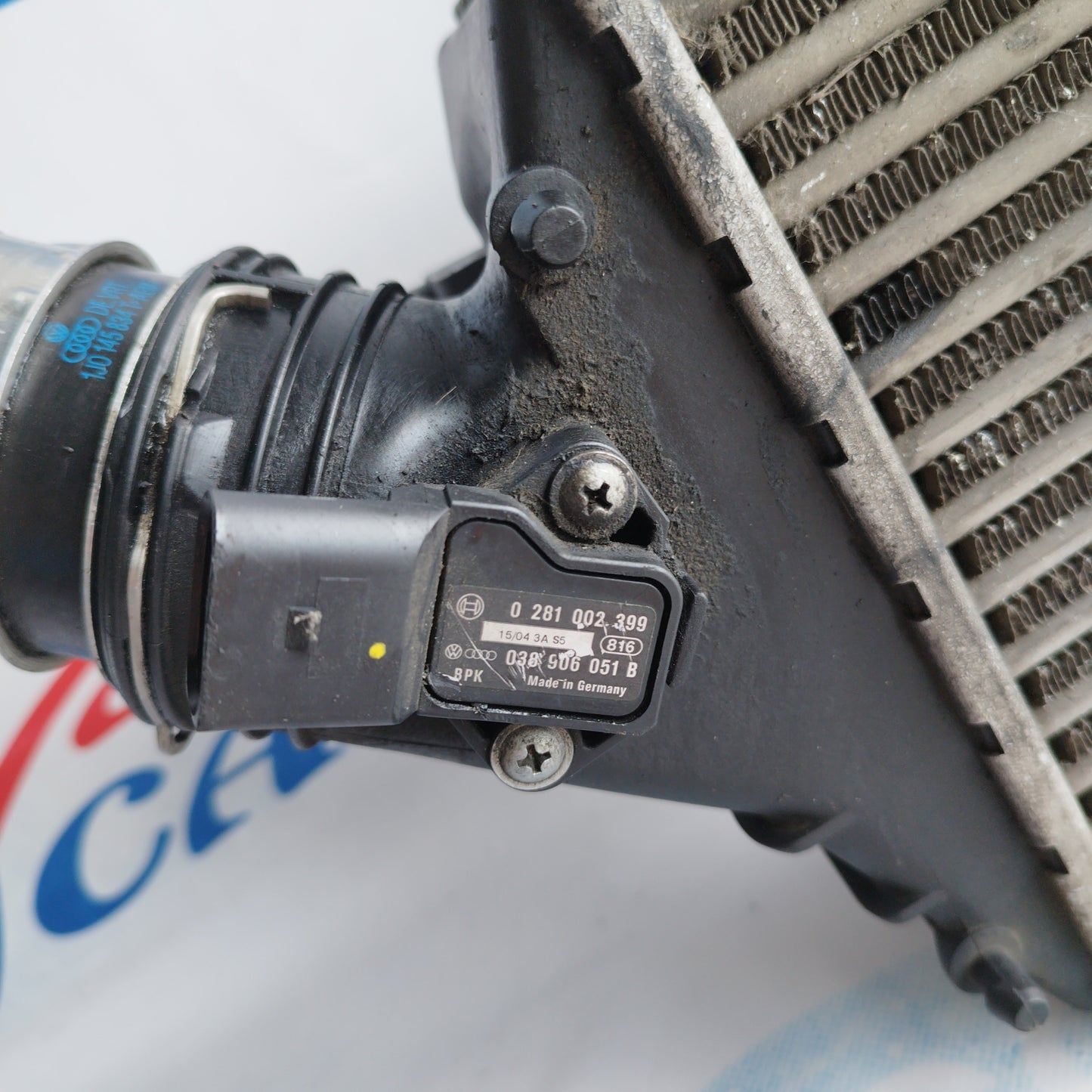 Ladeluftkühler für Volkswagen New Beettle 1.9d, Teilenummer 1c0145803d ecoAC4037