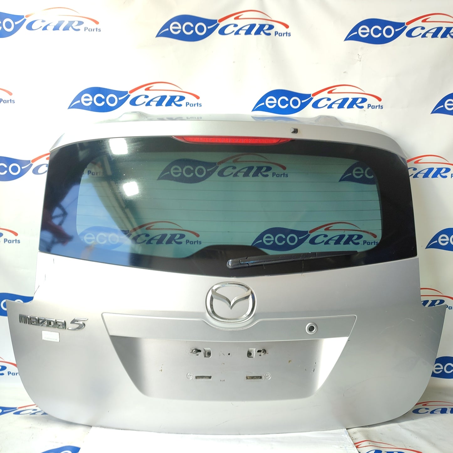 Mazda 5 2005 ecoAG1813 Silbergraue Heckklappe