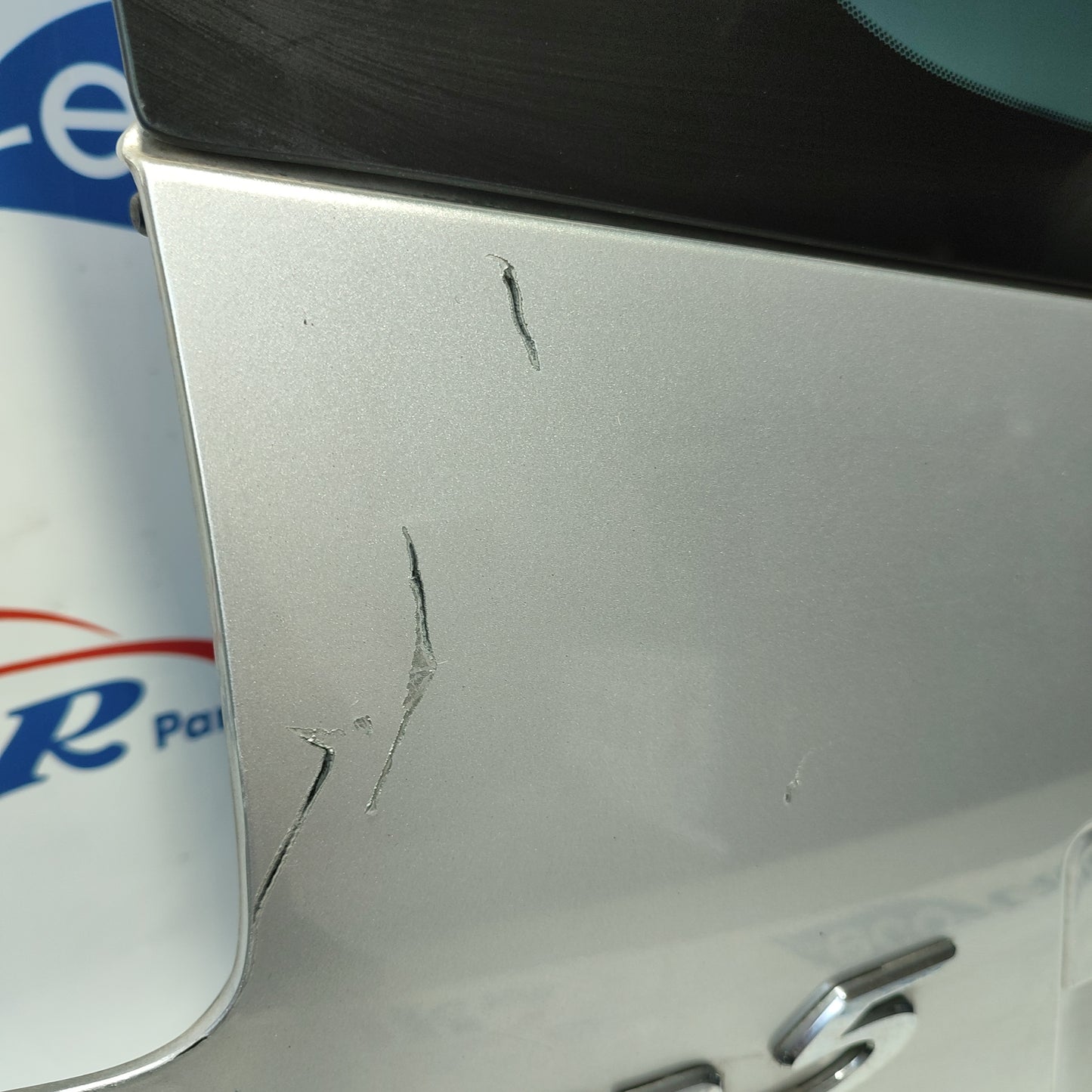 Mazda 5 2005 ecoAG1813 Silbergraue Heckklappe