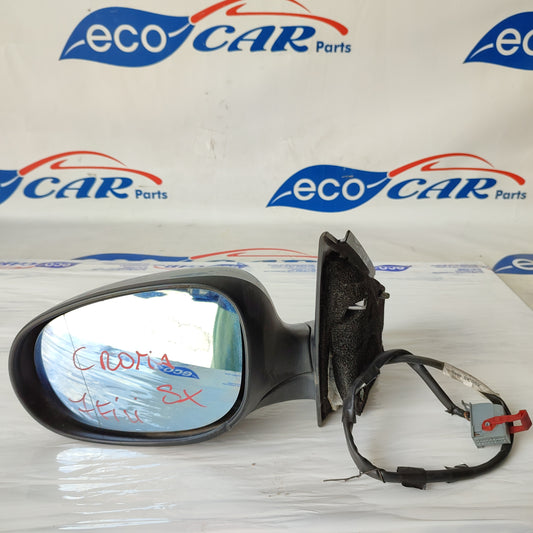Silver gray electric left mirror Fiat Croma 7 wires ecoAG1877