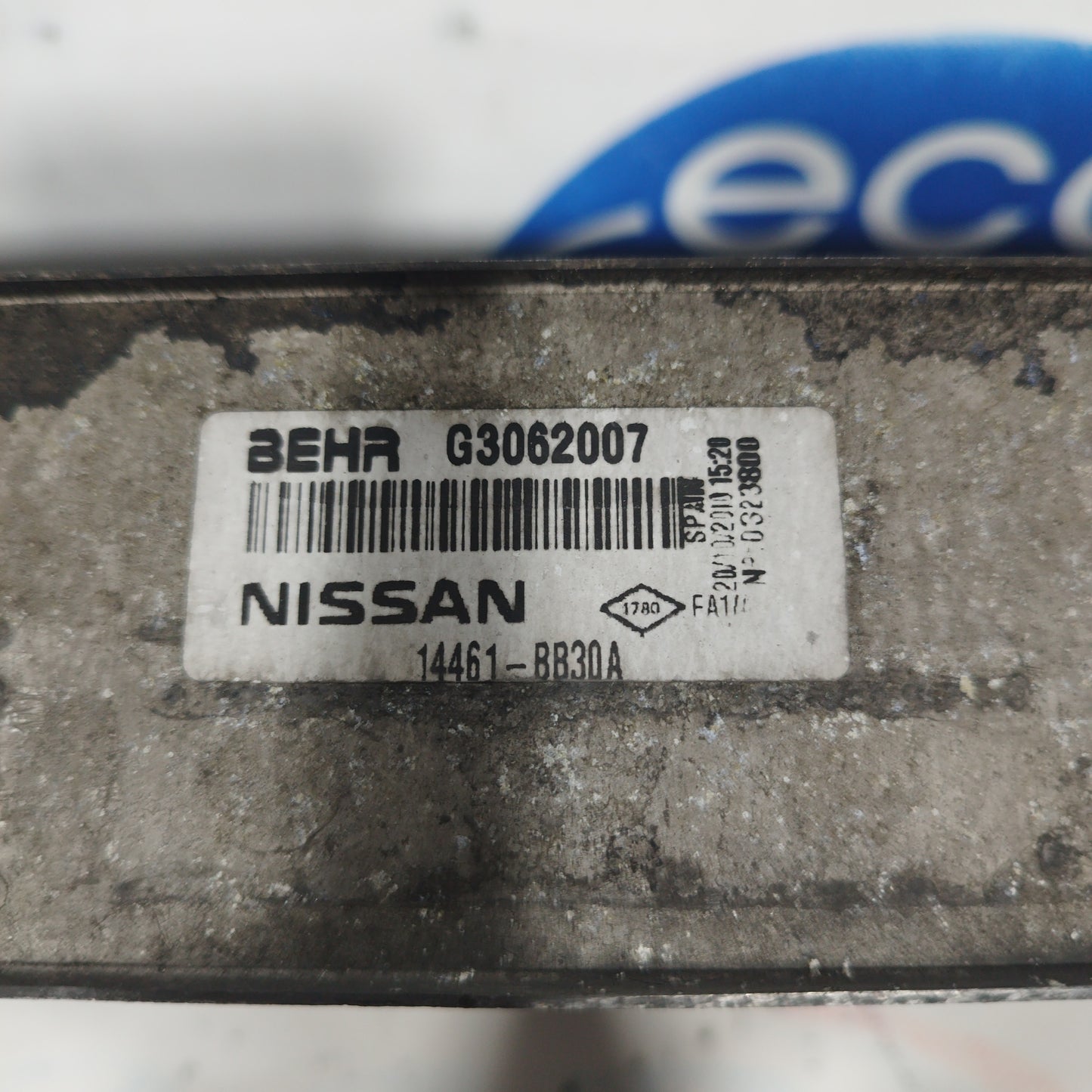 Intercooler radiator Nissan Qashqai 1.5dci 14461-bb30a ecoAC4173