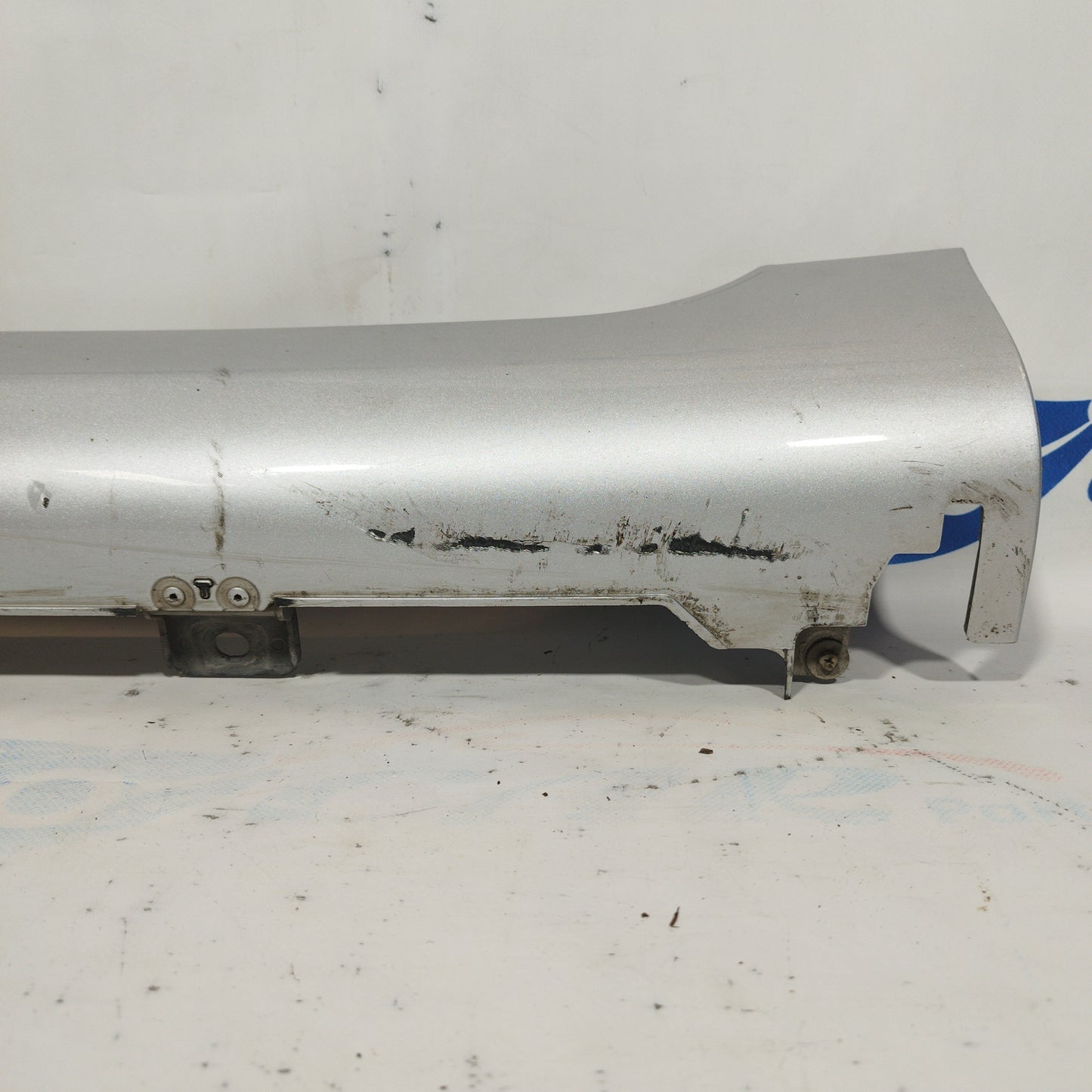 Minigonna posteriore sx grigio argento Chevrolet Spark 2010 ecoAC4184