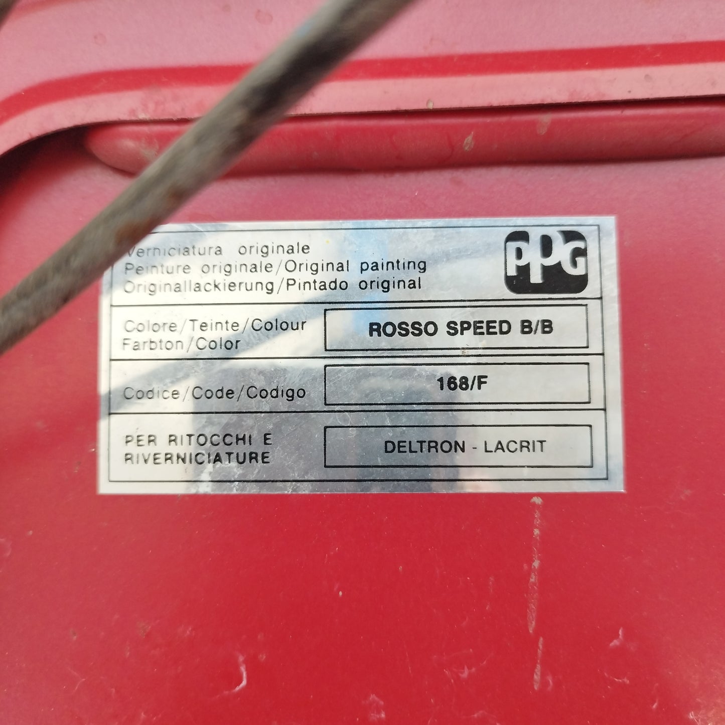 Tapa maletero speed roja Fiat Barchetta 2002 ecoAC4233