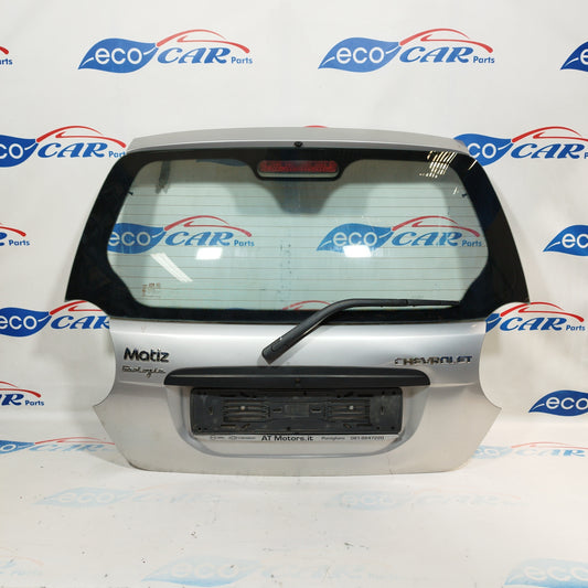 Silver gray tailgate Chevrolet Matiz 2007 ecoAC4249
