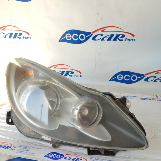 Fanale anteriore dx Opel Corsa D fondo grigio ecoAG2103