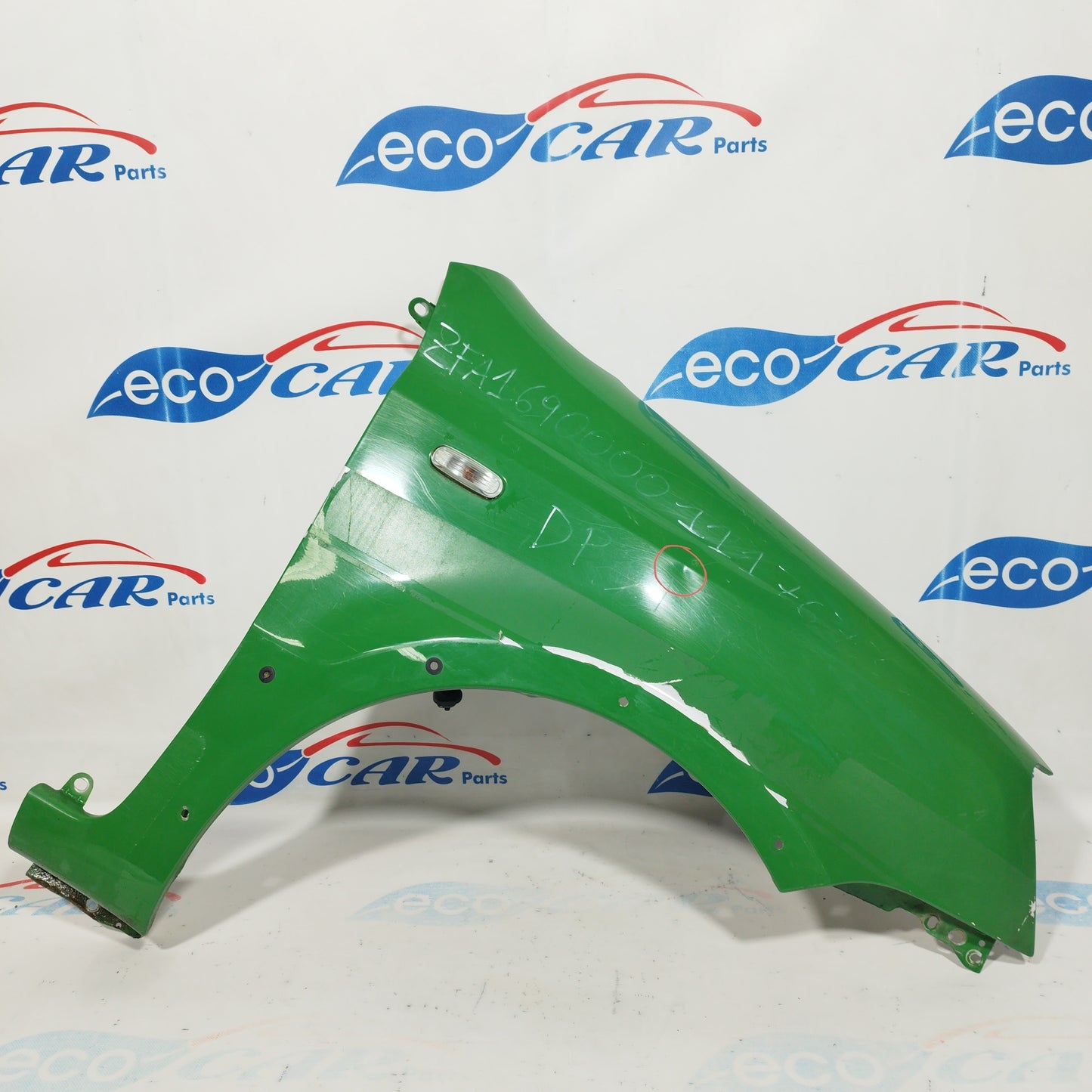 Green right fender Fiat Panda Climbing 2008 ecoAC4293