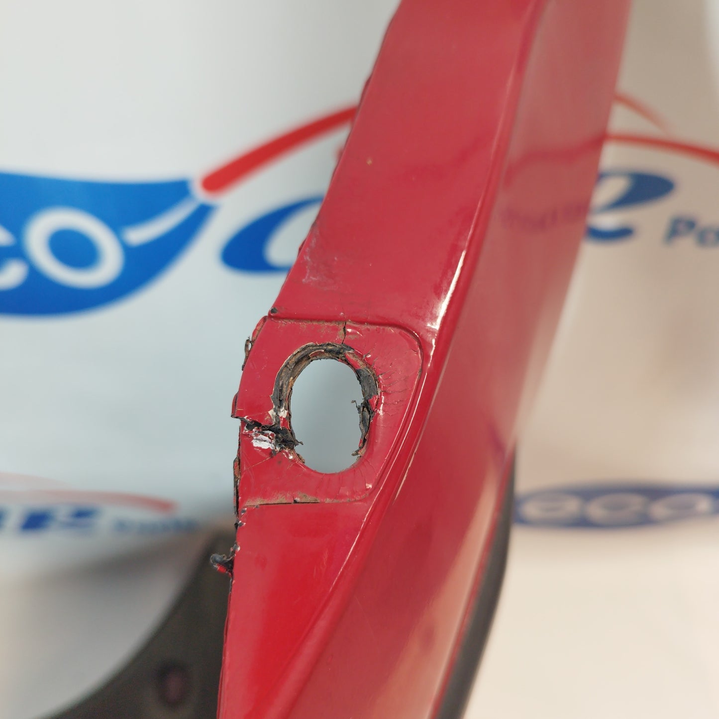 Brazen red front bumper Fiat Panda 2008 ecoAC4299