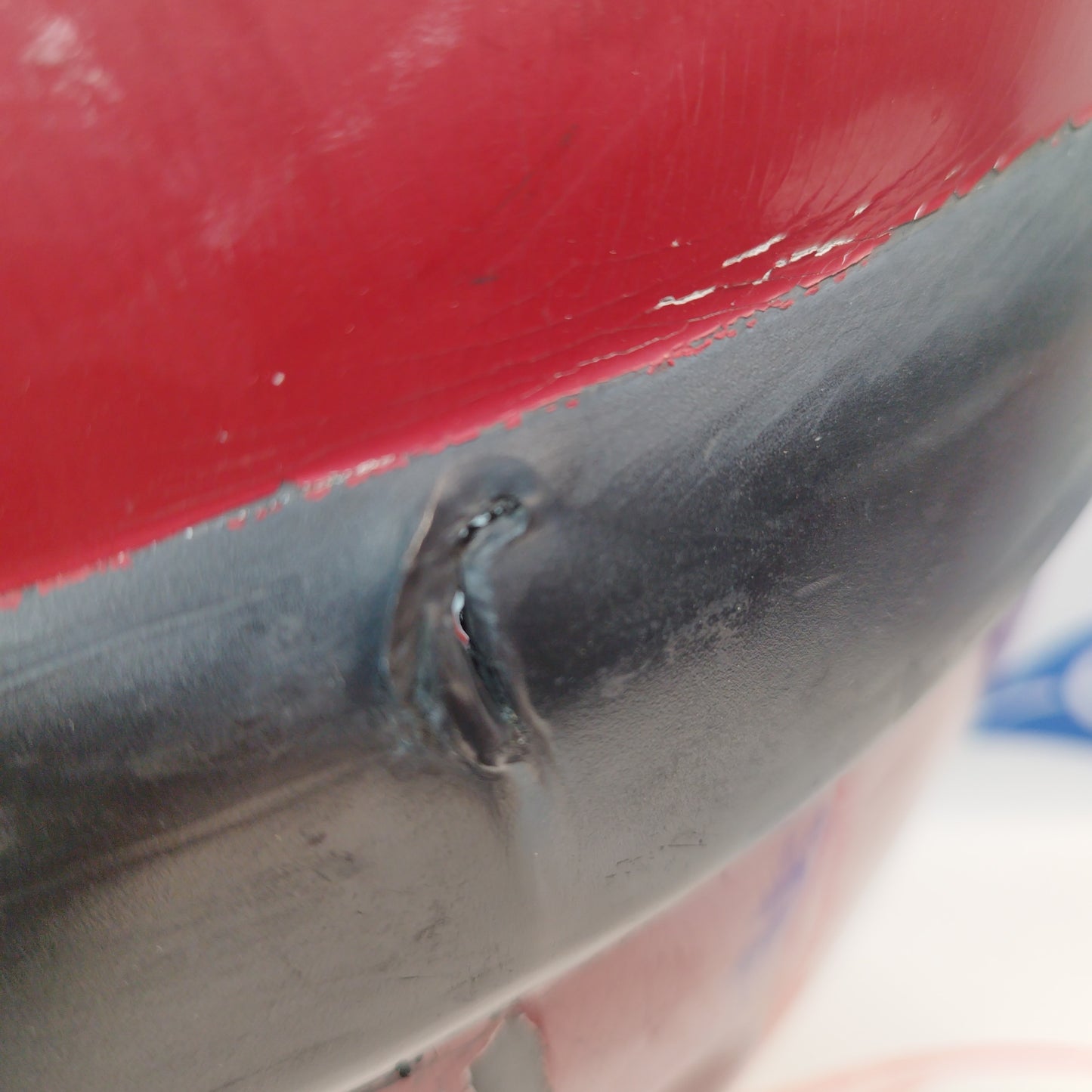 Brazen red front bumper Fiat Panda 2008 ecoAC4299