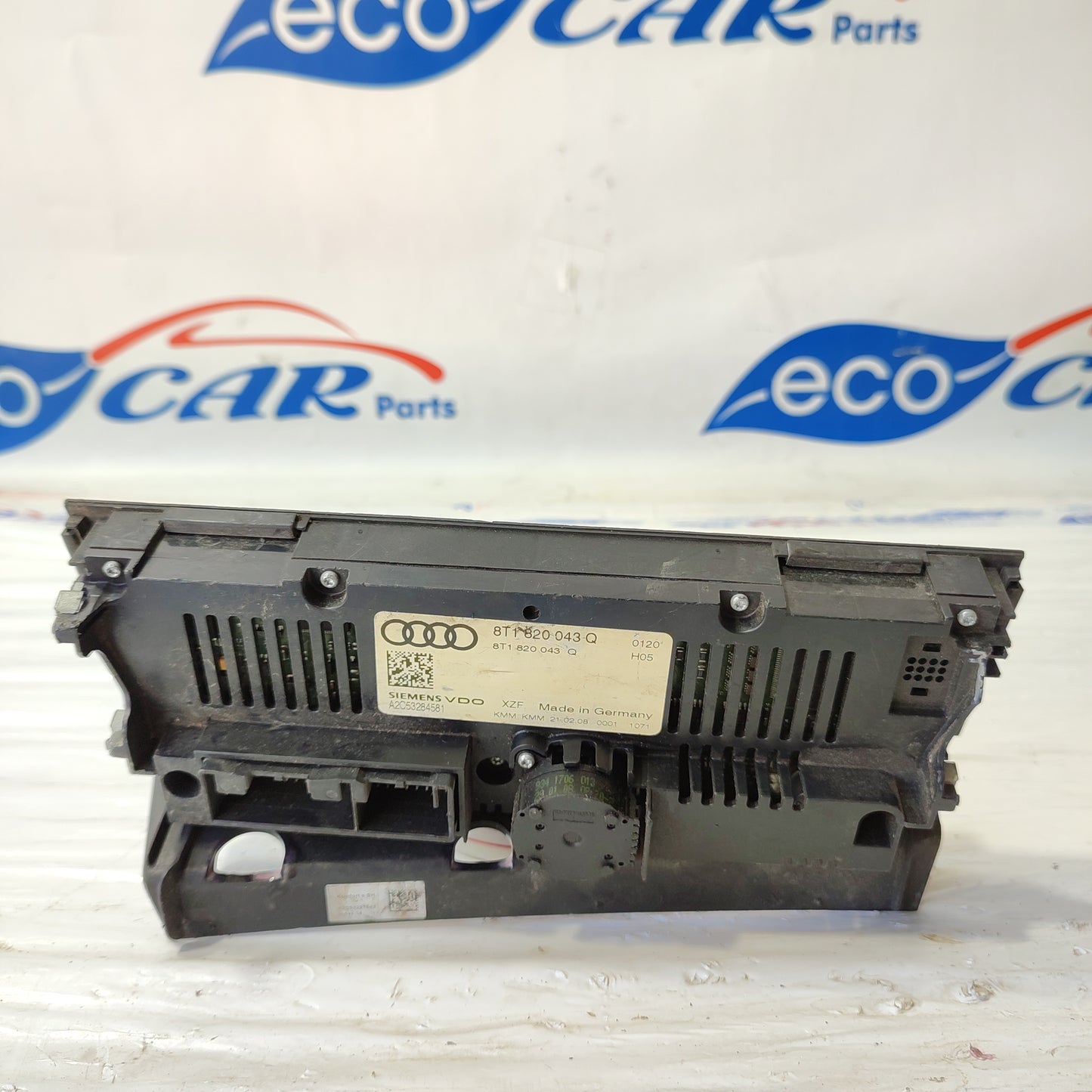 Audi A4 2008 digital climate control panel code: 8t1820043q ecoAG2117