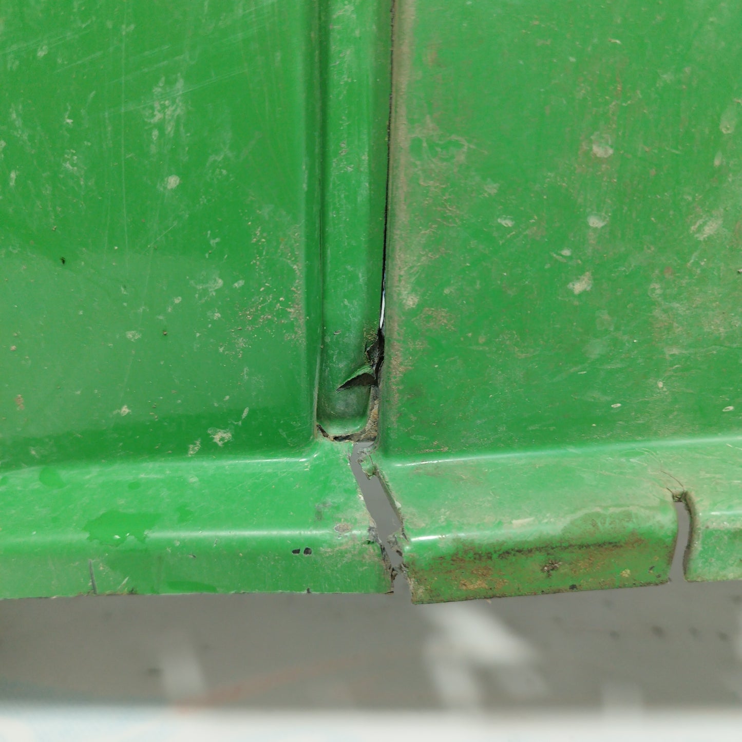 Green front bumper Fiat Panda Climbing 4x4 2008 ecoAC4313