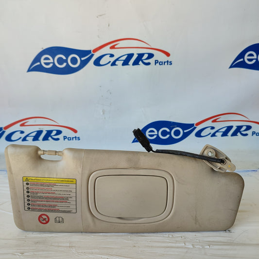 Visera parasol derecha Fiat Bravo beige con luz ecoAG2141