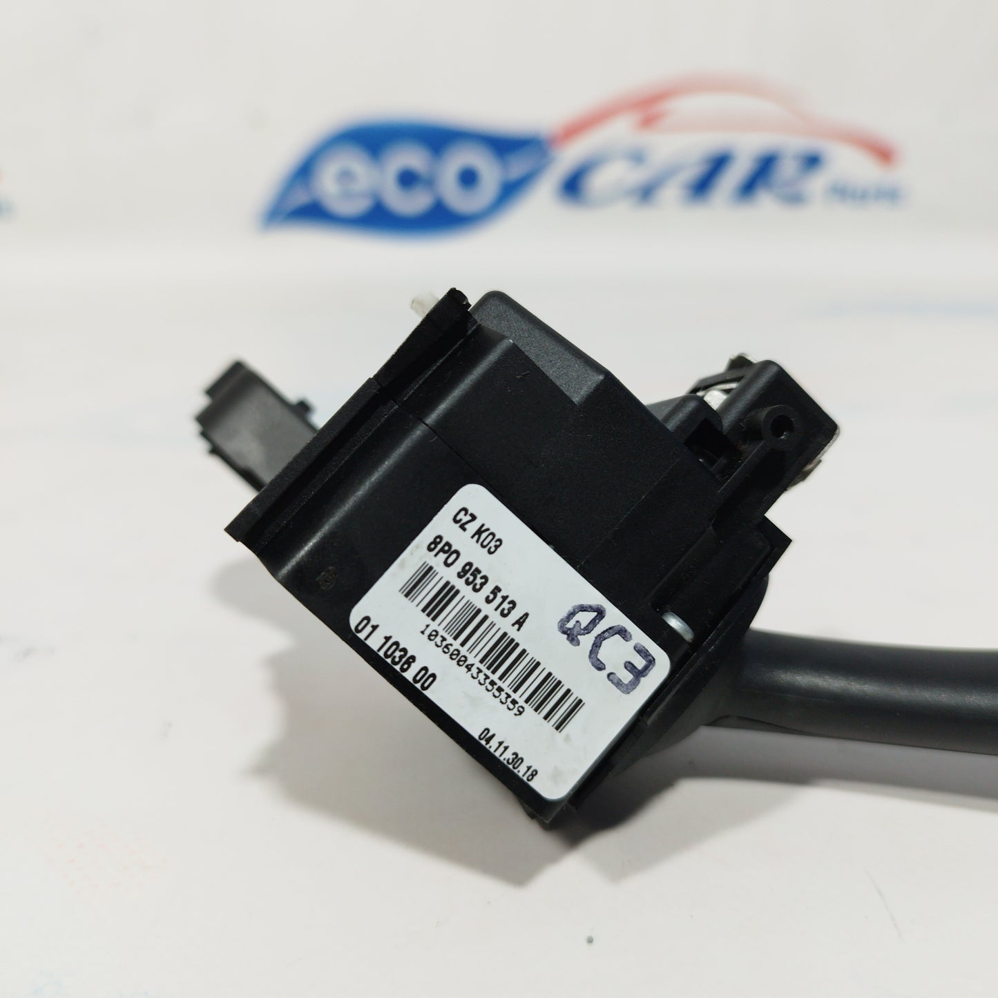 Audi A3 Sportback 2007 headlight and indicator switch lever code: 8p0953513A ecoAC4336