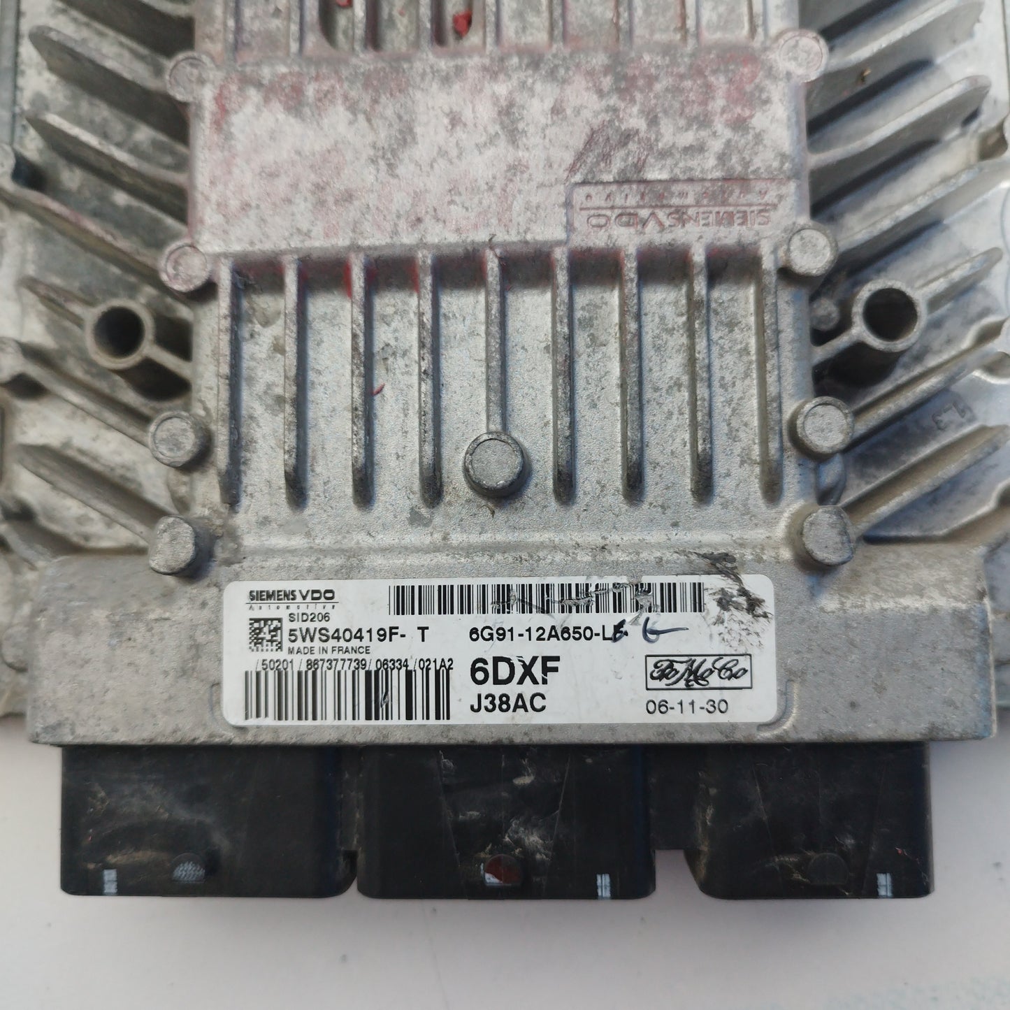 Zündanlage Ford S-Max 1.8 TDCi 125 PS, Baujahr 2008, Siemens-Code 5WS40419F-T / Ford-Code 6G91-12A650-LF, ecoAC4348