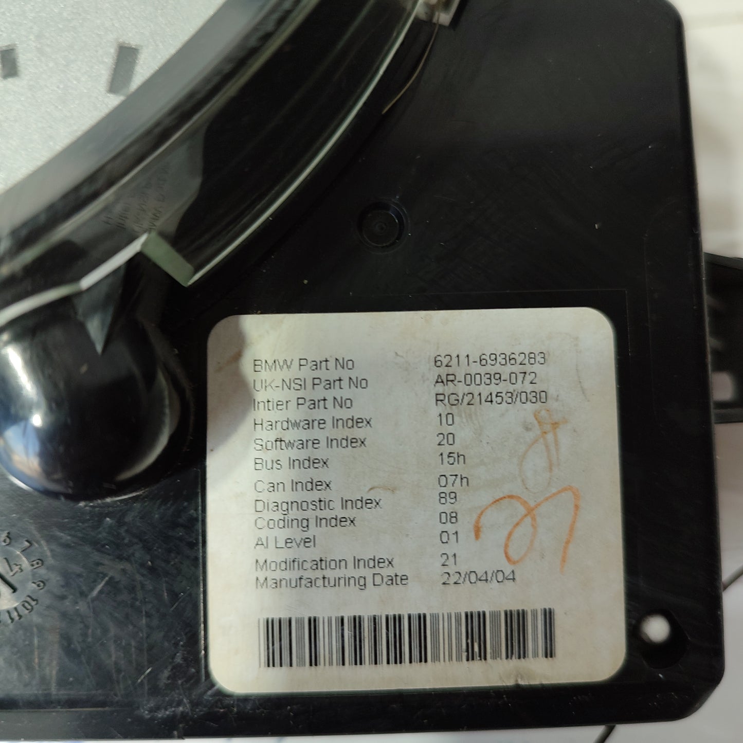 Mini Cooper R50 1.6 Benzin 2004 Instrumententafel-Code: 6211-6936283 ecoAG2212