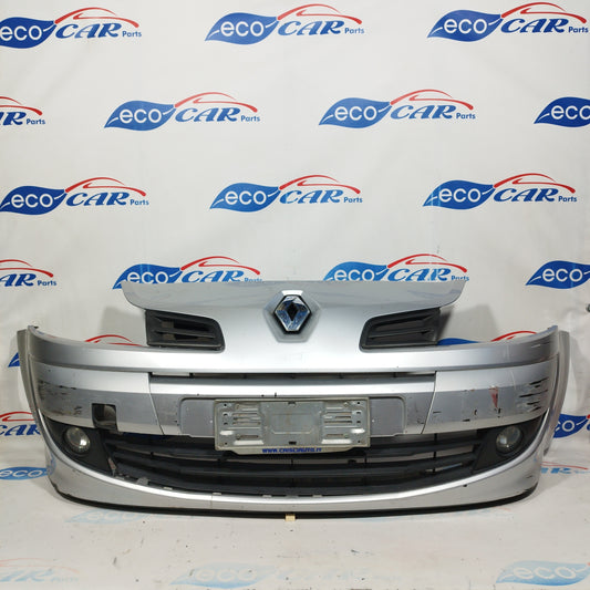 Silver gray front bumper Renault Modus 2010 ecoAC4380