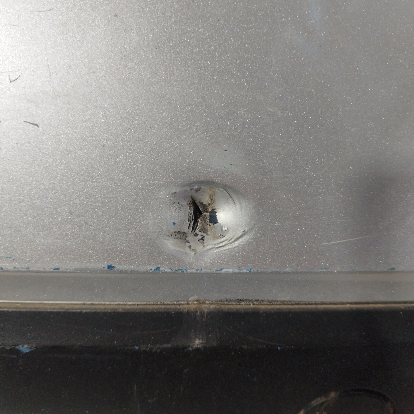 Paraurti posteriore grigio argento Audi A2 2005 ecoAC4383