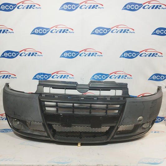 Black front bumper Fiat Doblo 2006 code: 735388353 ecoAC4389