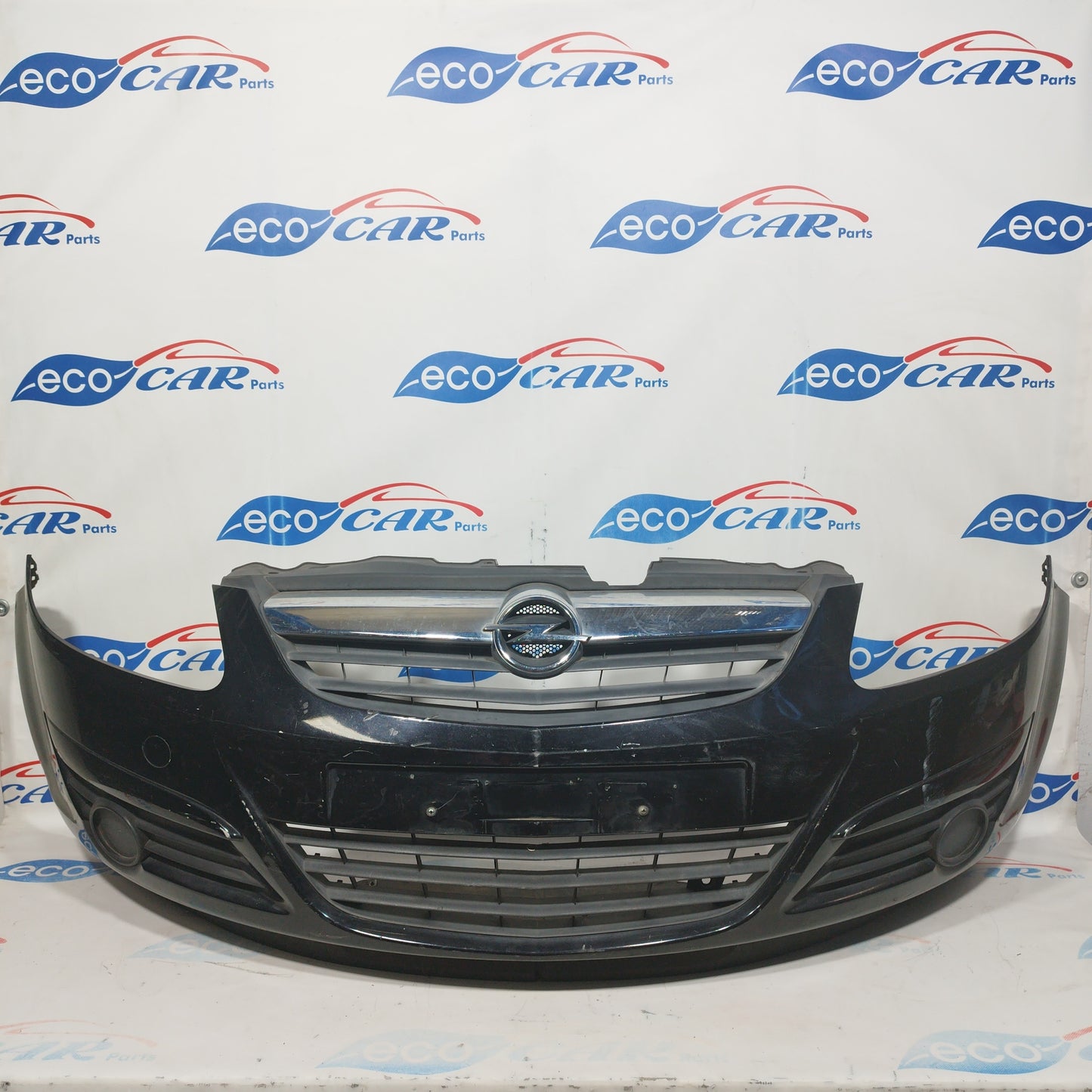 Black front bumper Opel Corsa D 2006 ecoAC4393
