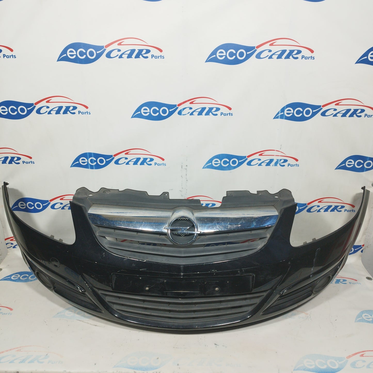 Black front bumper Opel Corsa D 2006 ecoAC4393