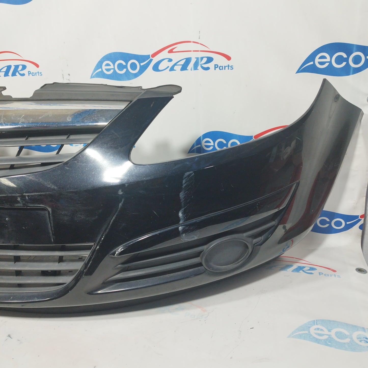 Black front bumper Opel Corsa D 2006 ecoAC4393