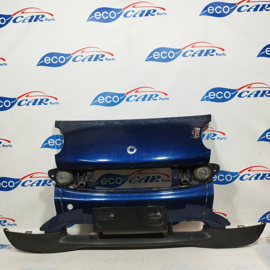 Blue central front bumper Smart 450 2005 ecoAC4451