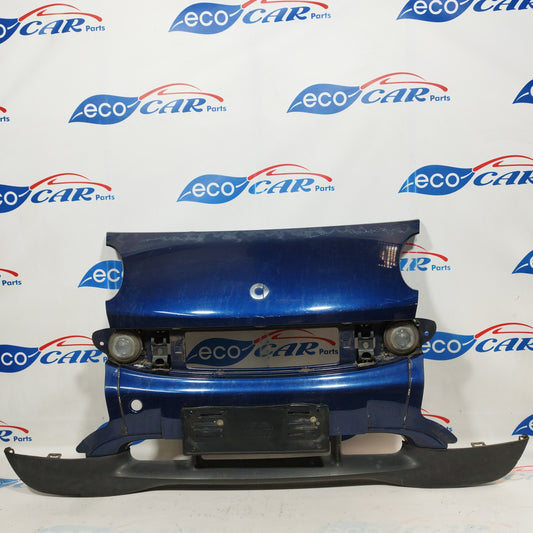 Blue central front bumper Smart 450 2005 ecoAC4451