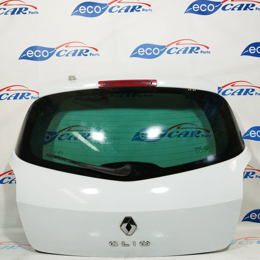 White tailgate Renault Clio 2010 sedan ecoAC4463