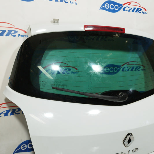 White tailgate Renault Clio 2010 sedan ecoAC4463