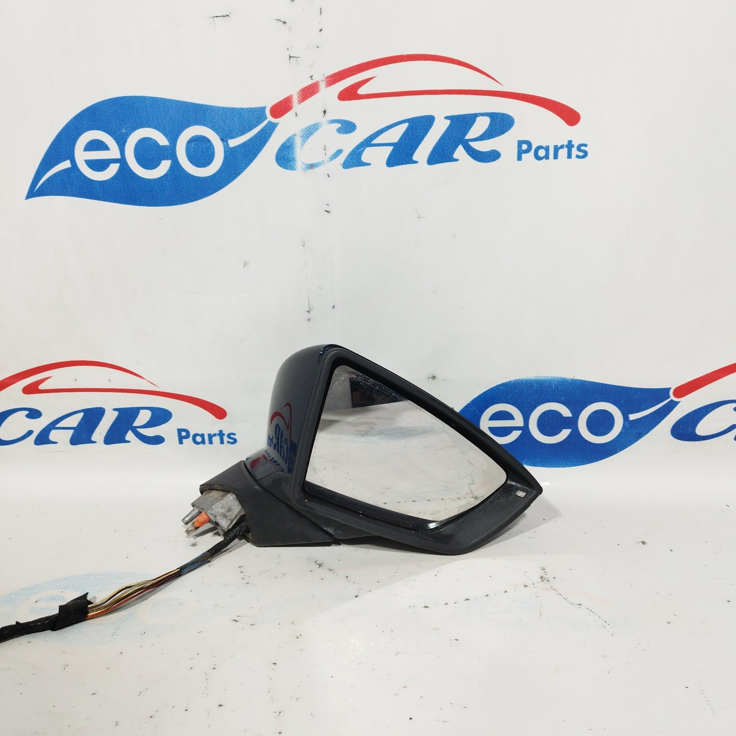 Dark blue right mirror Seat Leon 2015 2 pins 12 wires cod. e9026684 ecoAC4500