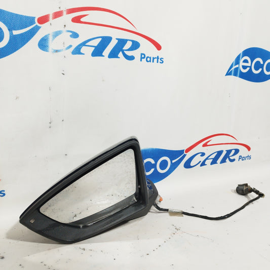 Dark blue left mirror Seat Leon 2015 1 pin 8 wires code: e9026684 ecoAC4501