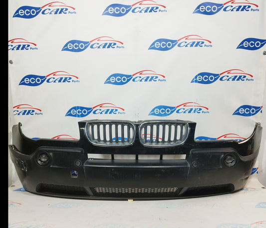 Black front bumper with parking sensors BMW X3 e83 2004 ecoAC4530