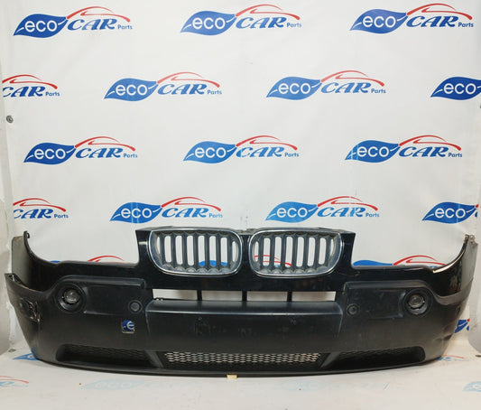 Black front bumper with parking sensors BMW X3 e83 2004 ecoAC4530