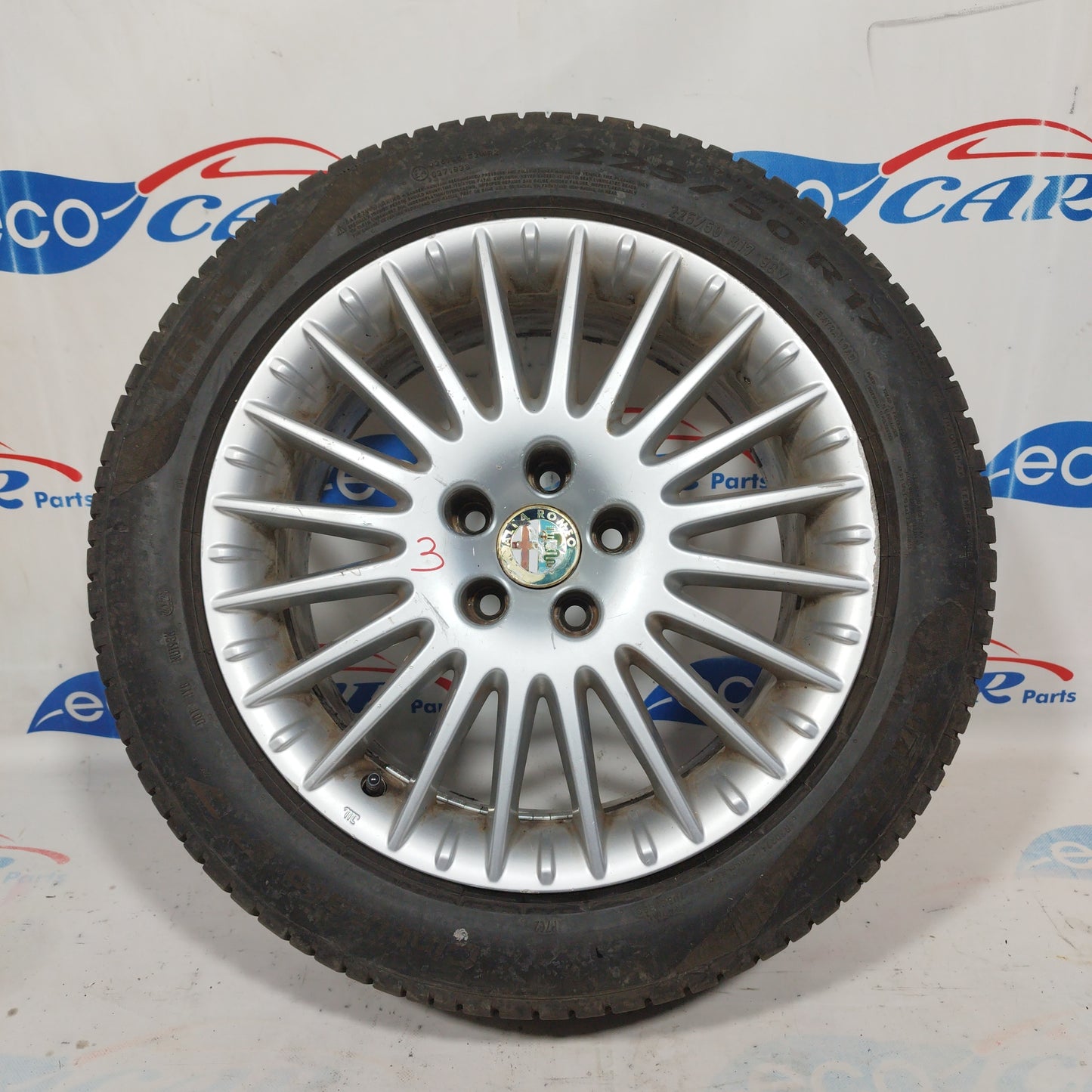 Cerchi in lega completi di gomme 225/50R17 Alfa Romeo 159 2010 codice: 50515634 ecoAC4546