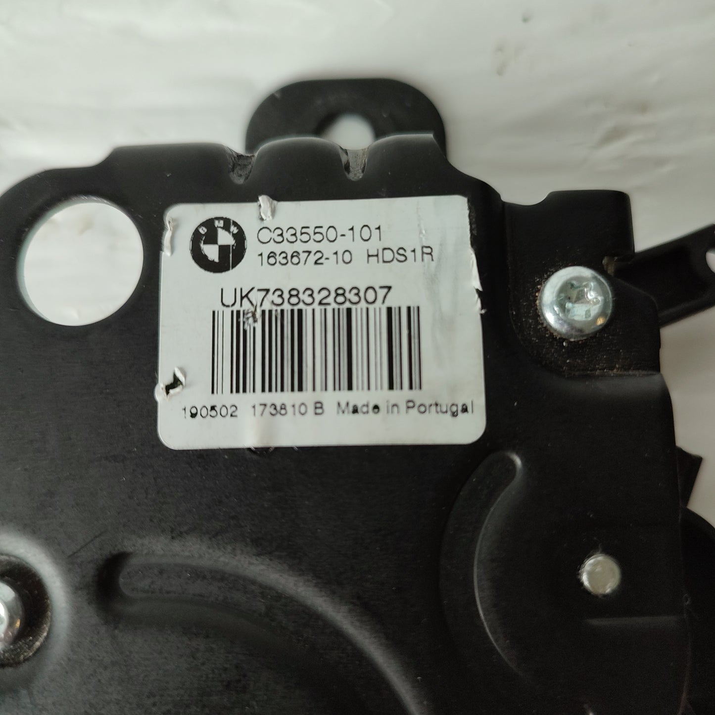 Rear trunk lock BMW Serie 3 X Drive 2020 code: 163672-10 ecoAG2368