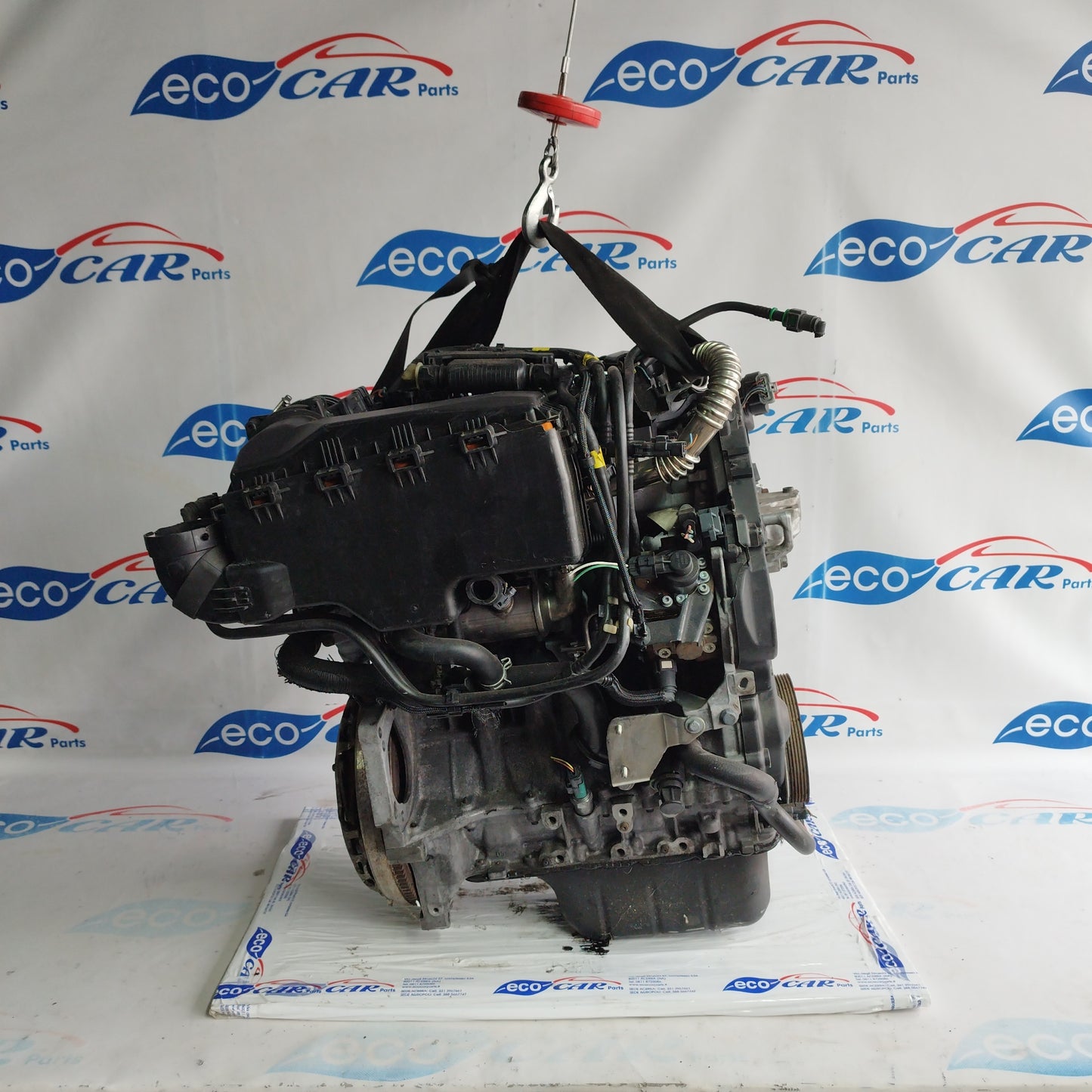 Motore Peugeot 308 / 207 1.6 hdi 16v 110cv 2012 codice 9H01 Impianto Bosch ecoAC4564