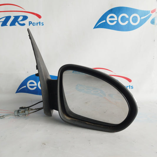 Right manual black plastic mirror for smart forfour 2005 ecoac4567