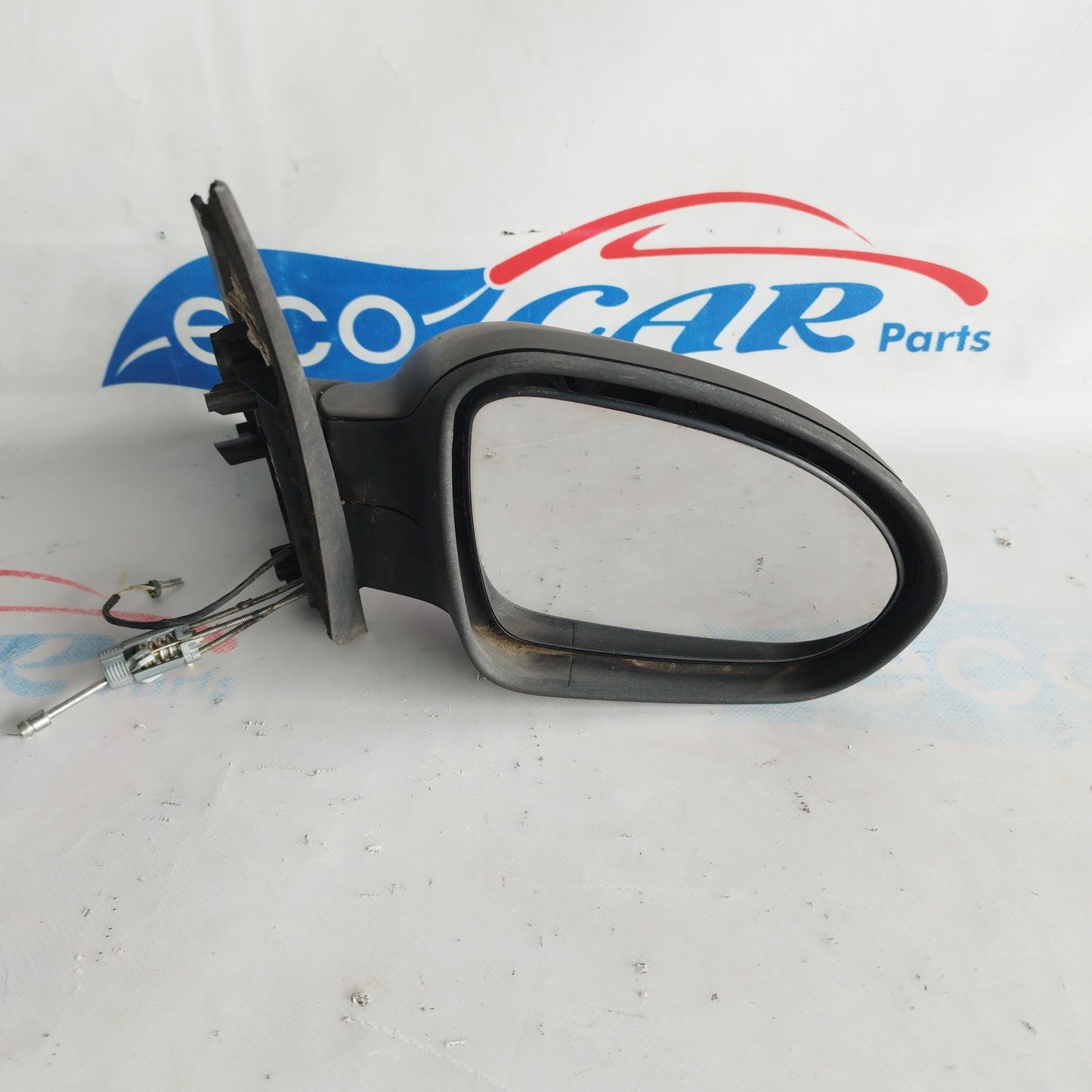 Right manual black plastic mirror for smart forfour 2005 ecoac4567